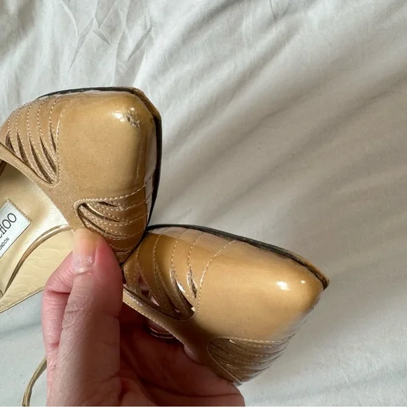 ❤️SOLD❤️ Jimmy Choo Patent Slingback Heels - Picture 4 of 9